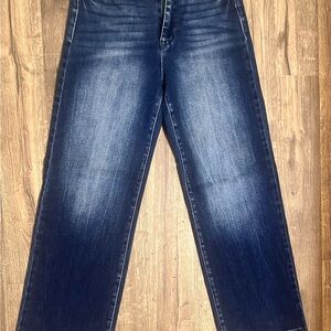 Women's Straight Leg‎ Jeans - Blue